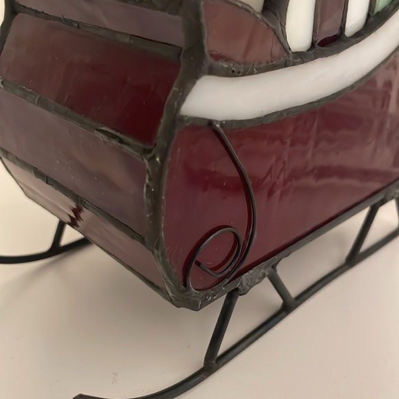 Stain glass/Metal Sleigh - Picture 12 of 13